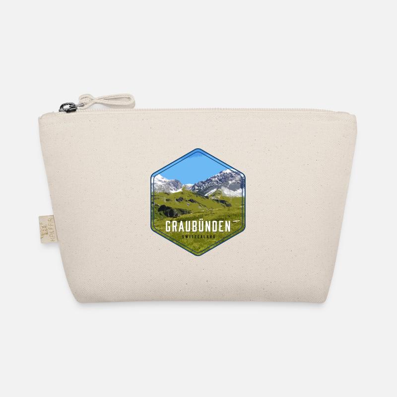 Graubünden Alpenpanorama Bio-Täschchen