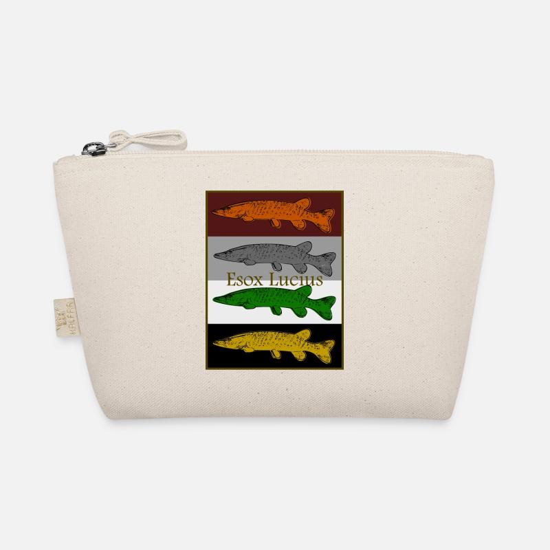 Colorful Pike Design Organic Pouch