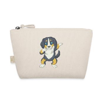 Dabbing Bernese Mountain - Organic Pouch - nature - Front
