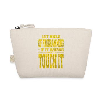 computer programming humor backend developer - Organic Pouch - nature - Front
