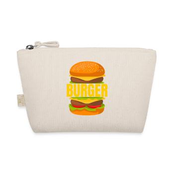 Burger, Burger essen, Burger-Fan - Bio-Täschchen - Natur - Vorne