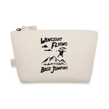 Wingsuit Flying Base Jumping - Organic Pouch - nature - Front