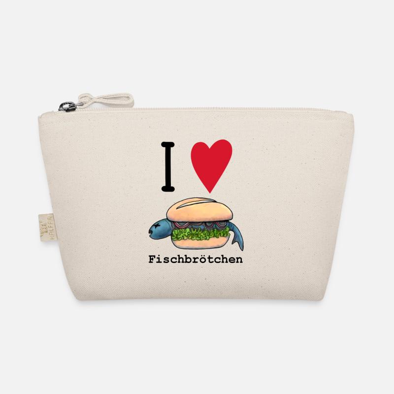 I love Fischbrötchen Bio-Täschchen