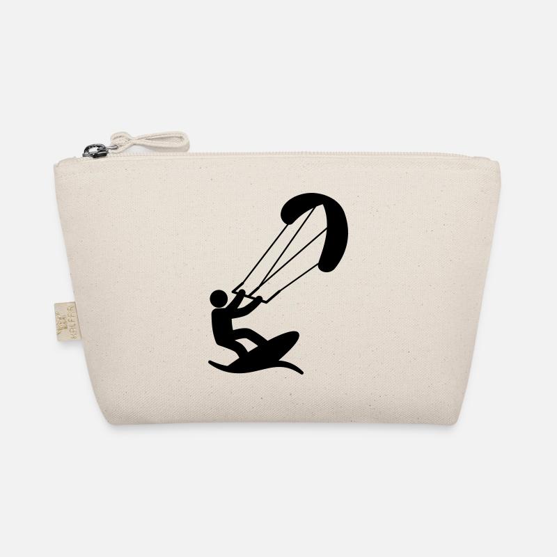 Kitesurfer Kite Surfer Wave Water Wind Organic Pouch
