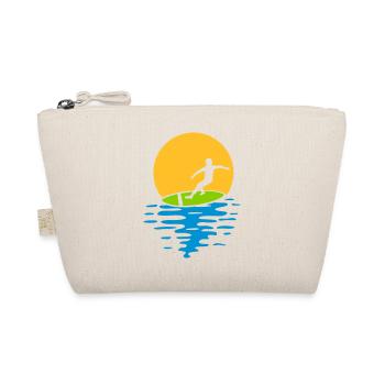 Abend Sonne Surfer - Bio-Täschchen - Natur - Vorne