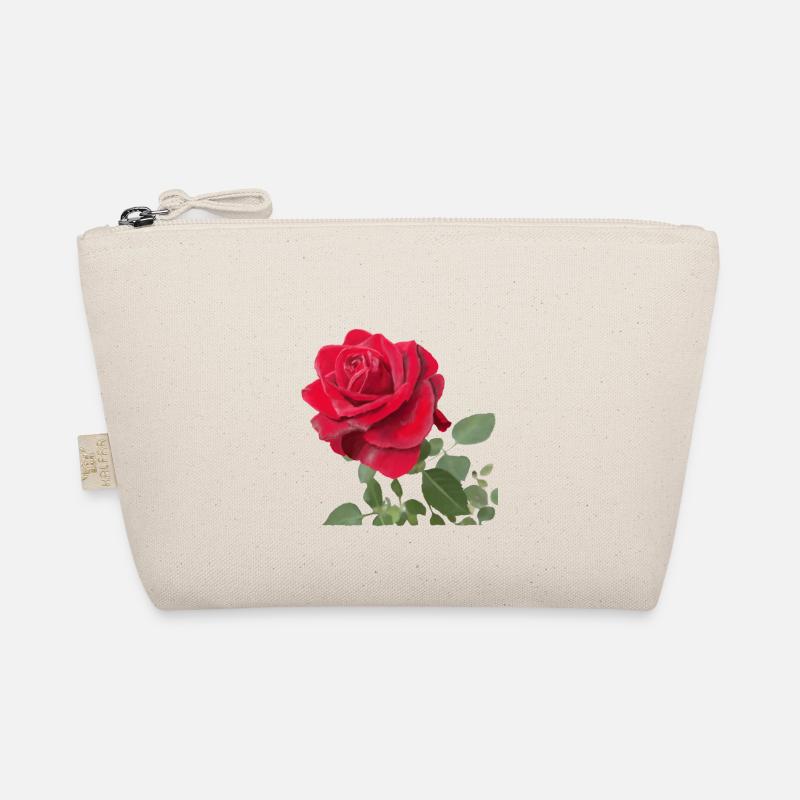 Red rose - Organic Pouch - nature