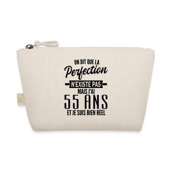perfection 55 ans / humour anniversaire 55 ans - Trousse biologique - nature - Devant