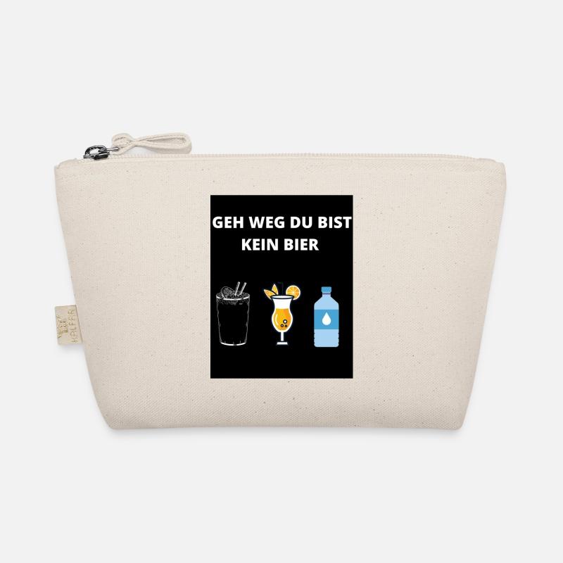 Bier spruch T-Shirt Bio-Täschchen