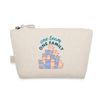 team family cat bachelorette party asatru office - Organic Pouch - nature - Front