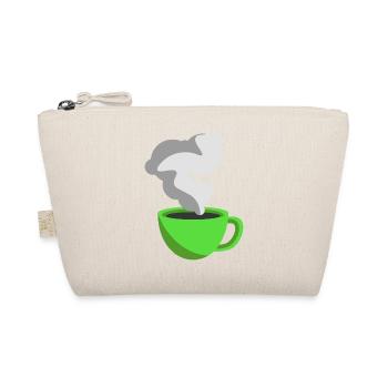 Kaffeetasse Illustration Minimalistisch Design - Bio-Täschchen - Natur - Vorne