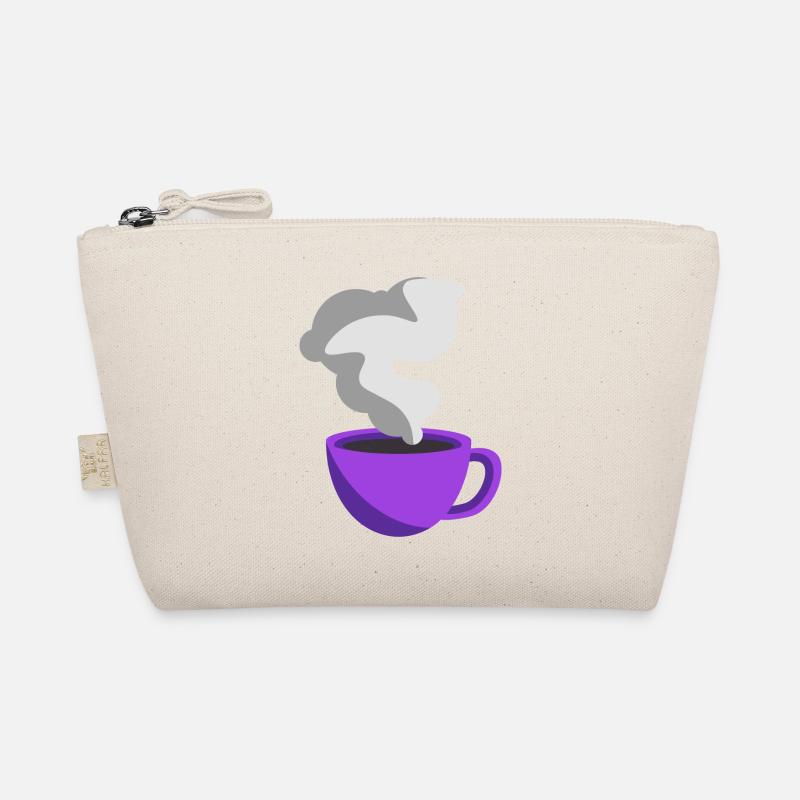 Kaffee Illustration Minimalist Sticker Bio-Täschchen
