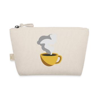 Coffee Lover Sticker Yellow Coffee Cup - Organic Pouch - nature - Front
