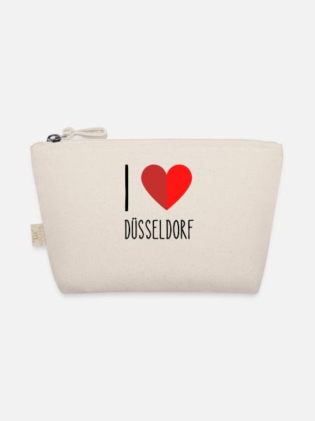 I love Düsseldorf - Bio-Täschchen - Natur