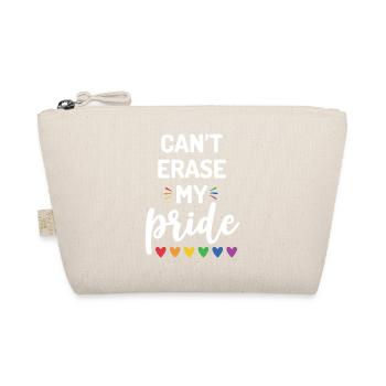 Can’t Erase My Pride - Organic Pouch - nature - Front