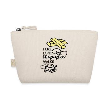 GOLD LOVE MAKING MONEY STOCK EXCHANGE LOVE MOTIF - Organic Pouch - nature - Front
