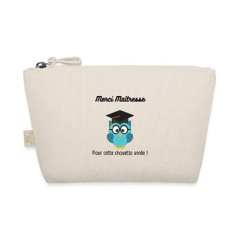 Cadeau merci maîtresse - Trousse biologique - nature - Devant