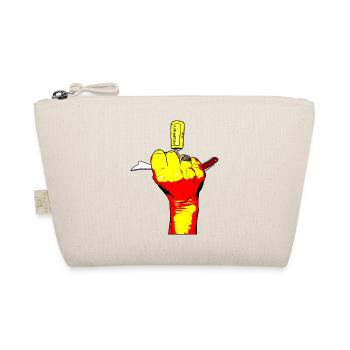 Bad girl main au tire-bouchon jaune - Trousse biologique - nature - Devant