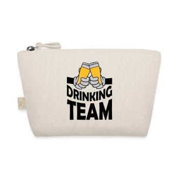 Drinking Team Beer Glass Toast - Organic Pouch - nature - Front