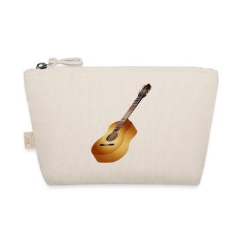 belle guitare acoustique 3D dans des tons chauds - Trousse biologique - nature - Devant