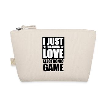 I Just Freaking Love Electronic Game Video Game Pl - Bio-Täschchen - Natur - Vorne