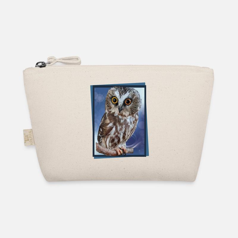 Nördliche Eule Bio-Täschchen