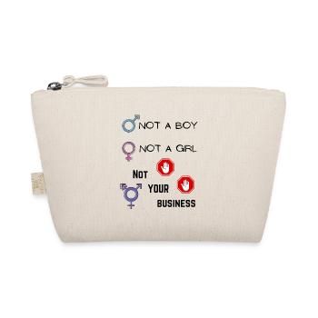 Tee-shirt non binaire - Trousse biologique - nature - Devant