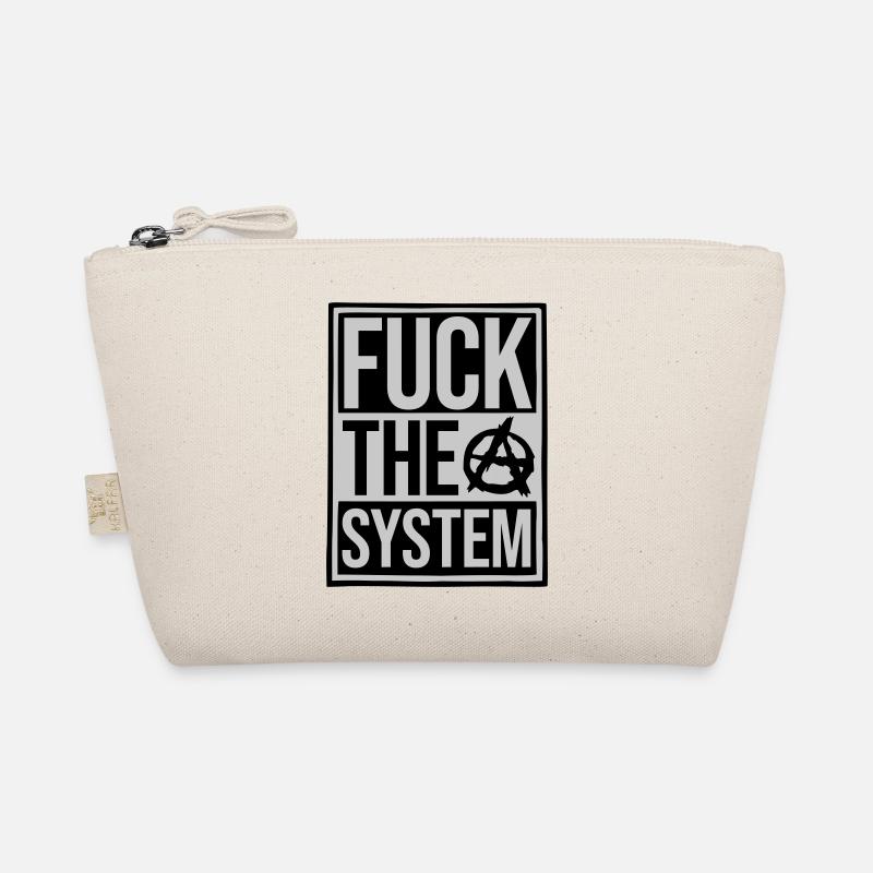 Shield fuck the system Organic Pouch