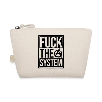 Text fuck the system - Organic Pouch - nature - Front