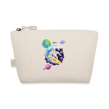 Galaxy Waves Surfing Space Surfer Astronaut - Organic Pouch - nature - Front