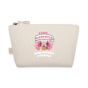Amphibien Haustier Lustiges Geschenk Ramen Axolotl - Bio-Täschchen - Natur - Vorne