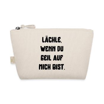 lächeln Party saufen feiern sexy lifestyle Spaß - Bio-Täschchen - Natur - Vorne