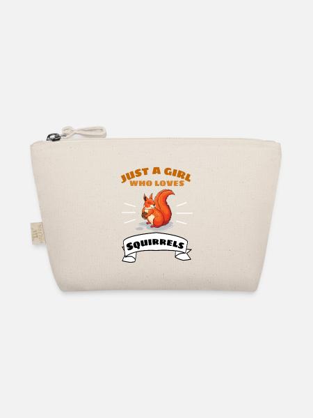 Seulement une fille qui aime l’écureuil animal - Trousse biologique - nature