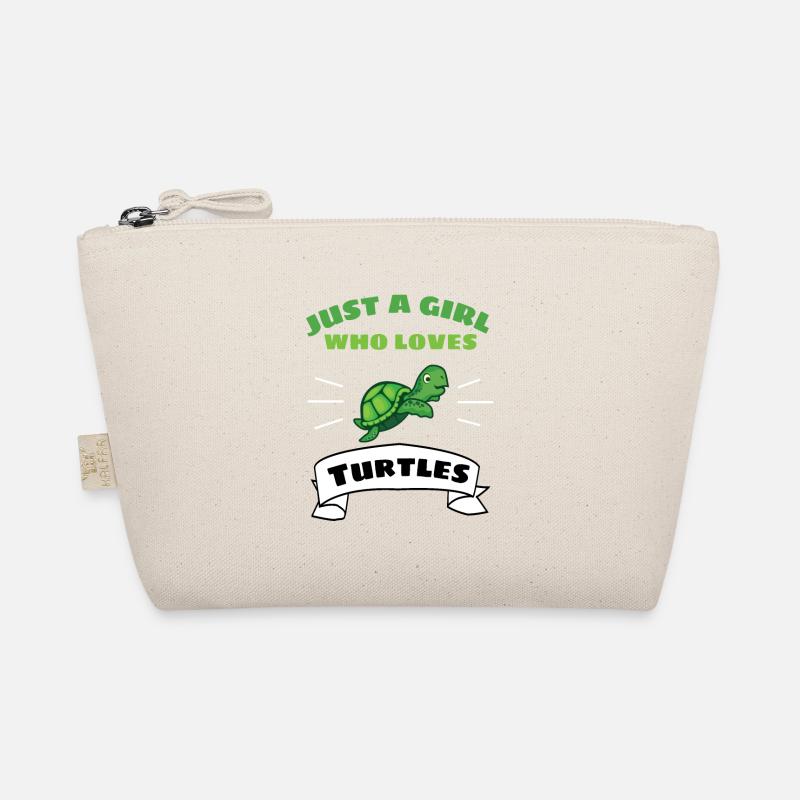 Sea Turtle Girl Gift Turtle Organic Pouch