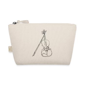 Violin Violin Gift Instrument Music - Organic Pouch - nature - Front