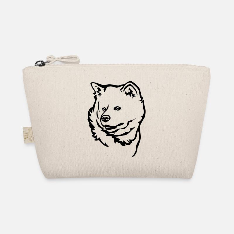 Akita Head Organic Pouch