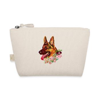 Schäferhund Print Digital Art - Bio-Täschchen - Natur - Vorne