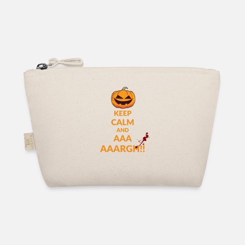 Cadeau effrayant de citrouille Drôle Halloween Trousse biologique