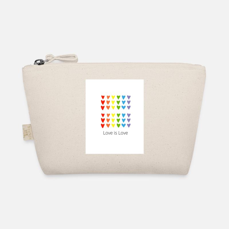 Love is Love - Bio-Täschchen - Natur