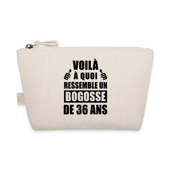 bogosse de 36 ans / anniversaire homme 36 ans - Trousse biologique - nature - Devant