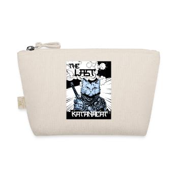 The Last KatanaCat Samurai Cat - Organic Pouch - nature - Front