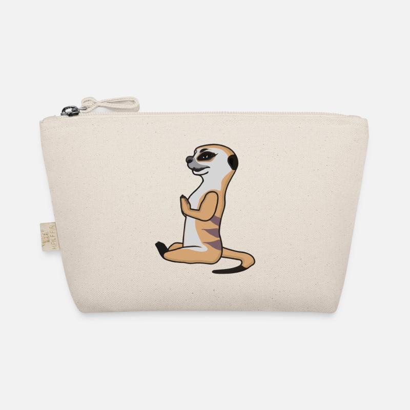 Erdmännchen Yoga Vektor Lustig Geschenkidee Bio-Täschchen