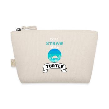 Ocean Animal Lovers Sea Creature Retro Turtle - Organic Pouch - nature - Front