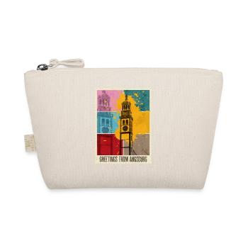 Augsburg Germany City Skyline Postage Stamp Colorful - Organic Pouch - nature - Front