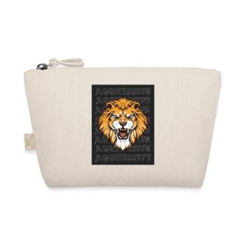 Aggressive Lion - Organic Pouch - nature - Front