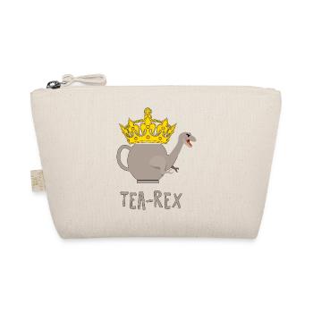 Tea-Rex - T-Rex beastly funny pun fun4m3 - Organic Pouch - nature - Front