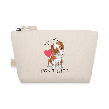 Cute beagle. Adopt - Organic Pouch - nature - Front
