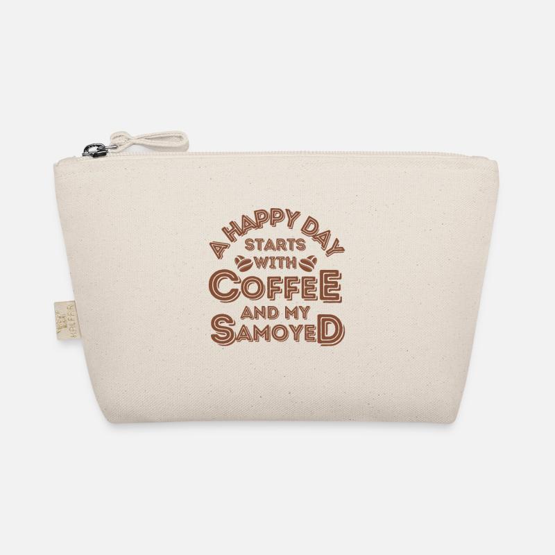 Samojede Kaffee Hund Cafe Bio-Täschchen