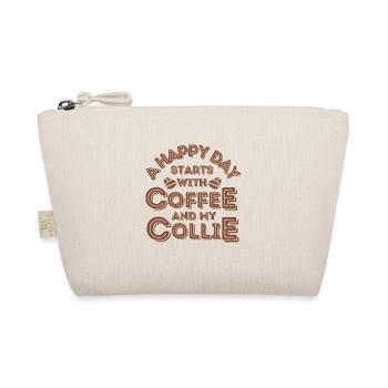 Collie Coffee Dog Cafe - Organic Pouch - nature - Front