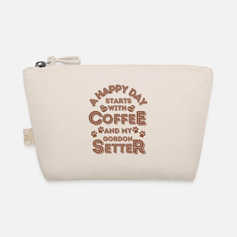 Gordon Setter Coffee Dog Cafe Organic Pouch