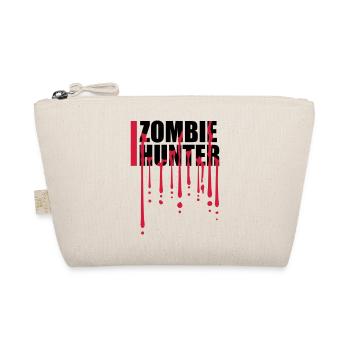 zombie hunter Halloween Zitat - Bio-Täschchen - Natur - Vorne